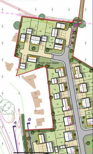 Site plan for houses behind- click for photo gallery